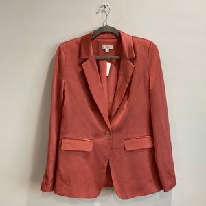dreamy satin finish mauve LOFT blazer 🍁